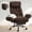 Camel, variant on Big and Tall Executive Office Chair with Adjuatable Armrests and Headrest, Ergonomic Reclining High Back Criss Cross Chair , Office Chair With Footrest,Blue
