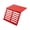 A red, variant on Slide In Mahjong Card Holder Rack ABS Mahjong Card Tray Stand Fits Poker Board Game Table Games Anti Peeping Structure