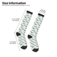 thumbnail image 2 of Haiem Love lettering Funny Novelty Crazy Design Cotton Socks Sports Socks Knee High Socks For Men, Women,1Pairs - Gift For Working Friends, 2 of 6