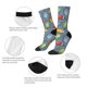 thumbnail image 4 of Balery Fruit Ice Cream Calcetas Largas con Estampado para Hombre y Mujer – Suaves y Transpirables, Talla Única (US 5-11), 4 of 6