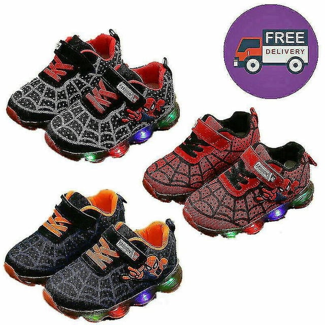 2023-kids Sports Shoes Lighted Sneakers Led Luminous Shoes-1BlueEUR 33