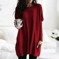 thumbnail image 2 of gakvbuo Fall Long Sweatshirt For Womens With Pockets Lightweight Pullover Shirts Long Sleeve Dressy Tunic Tops To Wear With Leggings, 2 of 5