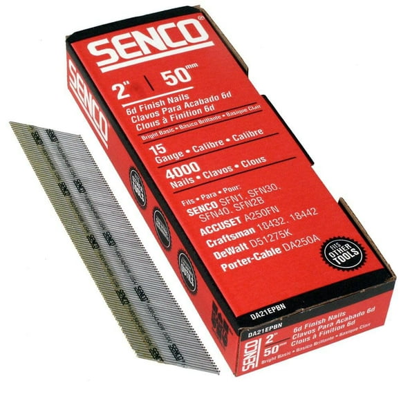 Sistemas de fijación Finish Nail Senco DA21EPBN 4000CT 2 15G