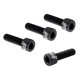 thumbnail image 2 of 4 unids carretera bicicleta manillar husillo tornillo aleación de aluminio m5 * 17mm pernos negro Sunnimix Tornillos de vástago de bicicleta, 2 of 8