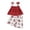 Z104Red, variant on Utlike Girls 2 Pcs Outfits Set Kids Toddler Baby One Shoulder Sleeveless Ribbed Vest Tops Flower Print Shorts Pants 2Pcs Set Children Shorts Set Size 4 Years-5 Years