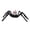 Halloween Decorations Spider Toy, variant on Halloween Decorations Spider Toy – 24" Animated Walking Spider with Glowing Red Eyes, Voice-Activated Scary Crawling Spider Decoration, Realistic Black Spider Prop for Indoor Outdoor Halloween Party