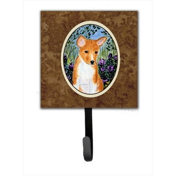 Basenji Leash Holder Or Key Hook