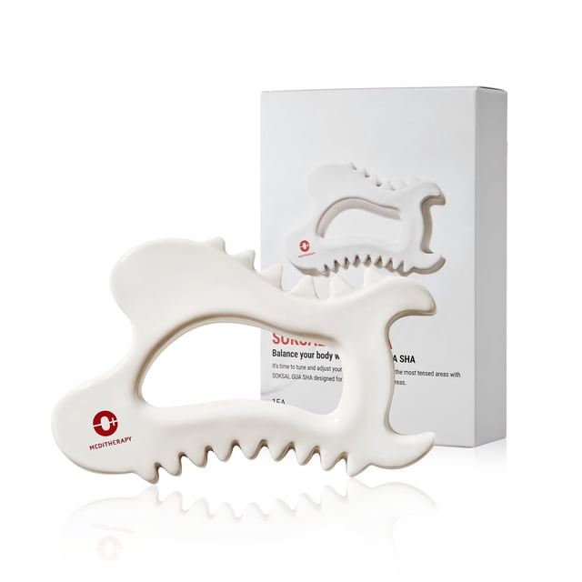 Herramienta de masaje corporal MEDITHERAPY SOKSAL GUASHA Ceramic Gua Sha