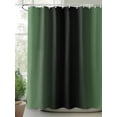 thumbnail image 3 of Green Black Ombre Waterproof Fabric Shower Curtain, Modern Gradient Abstract Art Shower Curtain for Bathroom Curtains Bathtubs Hotel Washable Shower Curtains with 12 Hooks Long 72x78in, 3 of 6