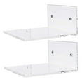 thumbnail image 4 of Raindrops 2Pcs Square Hanging Rack Transparent Acrylic Wall Mounted Shower Gel Bottle Rack For Bathroom, 4 of 7