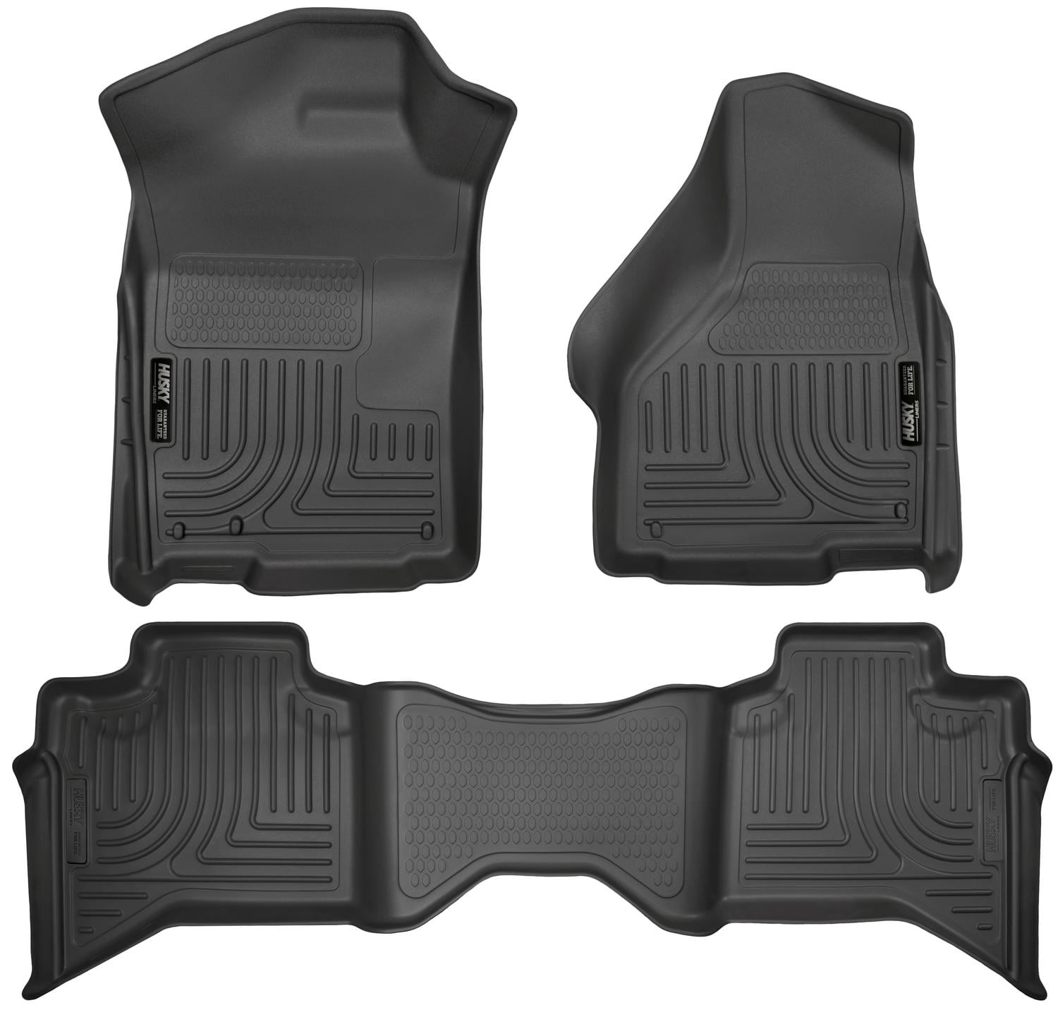 09-15 RAM 1500 QUAD CAB FRONT & 2ND SEAT WEATHERBEATER FLOOR LINERS BLACK