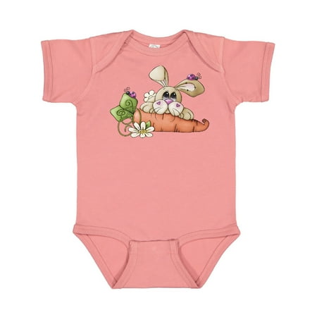 

Inktastic Ladybugs and Bunny Rabbit with Carrot Gift Baby Boy Bodysuit