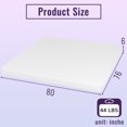 thumbnail image 4 of PayLessHere 6 Inch Gel Memory Foam MattressKing Size Mattress Bamboo Charcoal Infused Mattress in a Box Medium-Firm Pressure Relief&Temperature Regulation CertiPUR-US Certified,White, 4 of 8