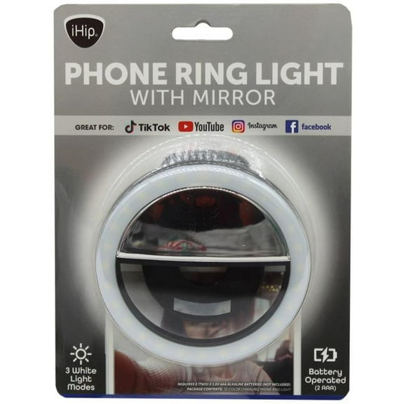 Ihip Phone Power Ring Light With Mirror LOT of 28
