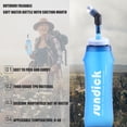 thumbnail image 3 of Paquete de agua de hidratación para correr 600ml para deportes al aire libre frasco suave bolsas de agua para botellas Hugtrwg Para estrenar, 3 of 7