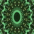 thumbnail image 1 of Ahgly Company Machine Washable Indoor Square Transitional Dark Forest Green Area Rugs, 4' Square, 1 of 7