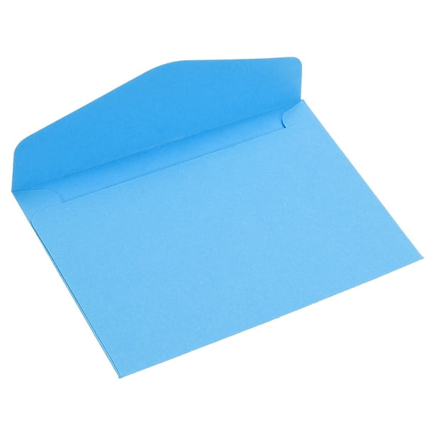 Mini Enveloppes 100 Paquet Papier Petit Outils Stockage Affaires  Porte-cartes pour Salutation Note FÃªte Bleu 
