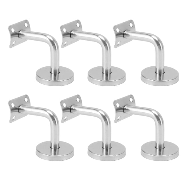 Handrail Bracket, Stair Handrail Bracket Damp Proof Strong Bearing 304 Stainless Steel for Staircase
