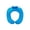 Blue, variant on 1Pcs Neck Cooler Ice Ring Portable Cooling Wrap, Reusable PCM Cooling Neck Ring with Long-Lasting Chill for Summer Travel Beach Running Fishing Camping Sports Outdoor 8.6x9.5 Inch Pink