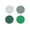 Green, variant on Dvumao 8-Pack Woven Cotton Coasters, 4.3 Inch Round Heat Resistant Pads for Mugs and Small Plates