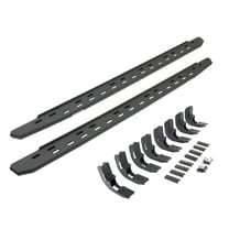 Go Rhino 69604887ST RB30 Slim Line Running Boards with Mounting Bracket Kit For 19-24 GMC, Chevrolet Fits select: 2019-2023 CHEVROLET SILVERADO, 2019-2023 GMC SIERRA