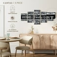 thumbnail image 4 of Elephant Stock Home Family Love Wall Sign Wall Art - Horizontal Multi Panel Canvas - Living Room Wall Decor - Wall Signs Multi Panel - Gray And White Decor - 80" x 36", 4 of 4