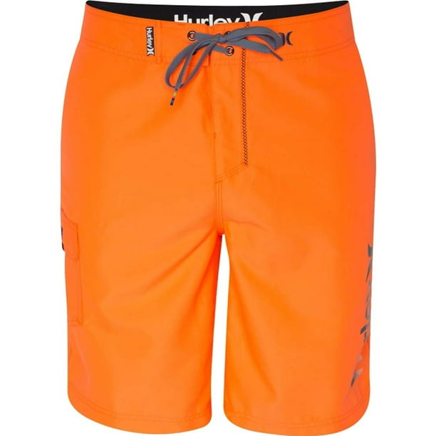 Hurley - Hurley Mens One & Only Logo Board Shorts Orange - Walmart.com ...