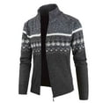 thumbnail image 1 of Men's Sweaters Pullover Men's Pullover Sweater with StandUp Collar and Elastic Knit Knit Sweater Men, 1 of 6