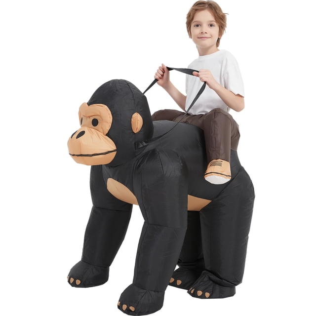 Disfraz Inflable de Gorila One Casa para Niños de 4 a 6 Años