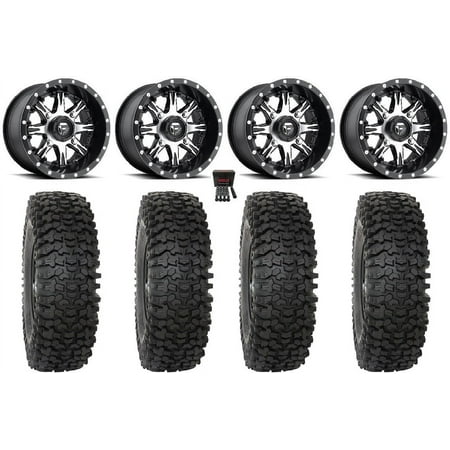 Fuel Nutz 14 Wheels Black 28 RC500 Tires Sportsman RZR Ranger Fuel Nutz 14 Wheels Black 28 RC500 Tires Sportsman RZR Ranger