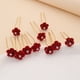 thumbnail image 1 of Horquillas para el pelo de flores para mujer, horquillas para el pelo de boda con cristal, diferentes estilos, 3 piezas (30 individuales), accesorios de joyería para el cabello, 1 of 5