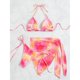 thumbnail image 4 of E8BF-Conjunto de Bikini con cuello Halter para mujer, traje de baño atrevido de dos piezas, Bikini triangular, ropa de playa, 4 of 5