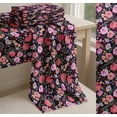 thumbnail image 6 of Soimoi Purple Cotton Voile Fabric Leaves & Floral Watercolor Print Fabric by The Yard 42 Inch Wide, 6 of 7