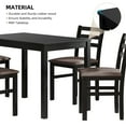 thumbnail image 4 of M optimized 5 Piece Dining Set Rectangular Table & 4 Upholstered Chairs Home Furniture for Kitchen Dining Room, 4 of 9