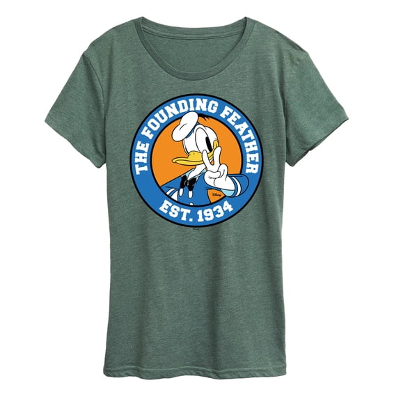 Disney - The Founding Feather - Women's Short Sleeve Graphic T-Shirt