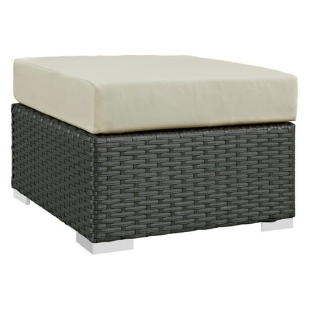 Modway Sojourn Outdoor Patio Sunbrella Ottoman, Multiple Colors