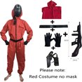 thumbnail image 3 of Disfraz de Halloween para adultos, niños, mujeres y hombres, mono rojo para espectáculos, ropa de fiesta para niñas y adultos, 3 of 5