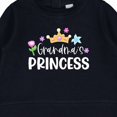 thumbnail image 3 of Inktastic Grandma's Princess Crown and Flowers Baby Sweatshirt, 3 of 4