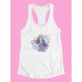 thumbnail image 2 of Unicorn With Flowers Racerback Tank Women -SPIdeals Designs, Female Medium, 2 of 4