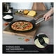 thumbnail image 4 of Crepera con Revestimiento Antiadherente de Mármol, Comal de Cocina Cookify (Negro, 28 cm), 4 of 8