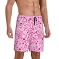 thumbnail image 2 of Sikiie Breast Cancer Awareness2 Mens Pajama Shorts, Lightweight Lounge Pant with Pockets Soft Sleep Pj Shorts for MenMedium, 2 of 6