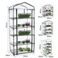 thumbnail image 6 of jiaroswwei Greenhouse Cover Transparent Easy Assembly PVC Roller Zipper Design Greenhouse Plant Cover for Garden, 6 of 8