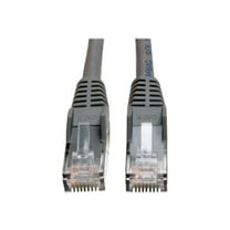 Tripp Lite 50ft Cat6 Gigabit Plenum-Rated Snagless Molded Gray Patch Cable (M/M)