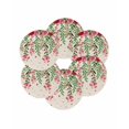 thumbnail image 7 of 13 Inch Round Placemats Set of 6, Valentine's Day Non Slip Heat Insulation PP Table Mats, Pink Red Roses Love Heart Eucalyptus Burlap Washable Place Mats for Kitchen Dining Party Table Decor, 7 of 7