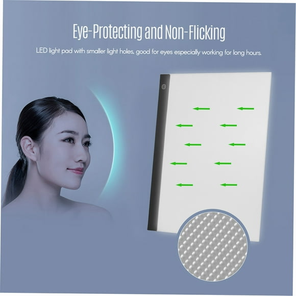Pad LED A3 Light Panel Graphic Tablet Light Pad Digital Tablet Copyboard with 3-level Dimmable Brightness for Tracing Drawing Copying Viewing Jewel Paint Supplies