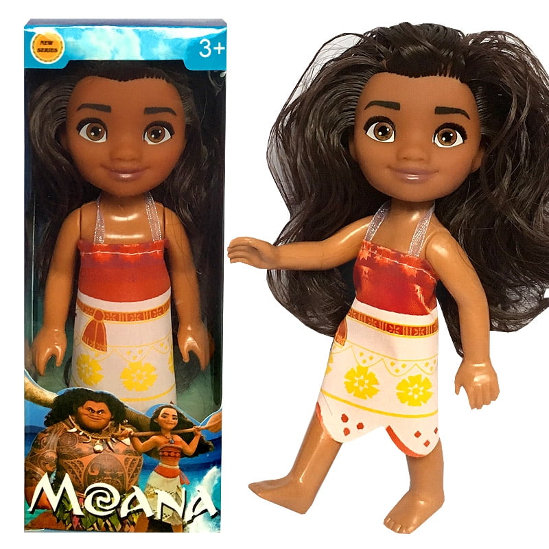 16cm 6'' Baby Kid Child Disney Princess Moana Mini Action Figure Doll Toy Decor 