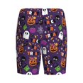thumbnail image 5 of Easygdp Halloween Sweet Candy Men's Short Pajama Pants, Sleep Shorts, Household Pants, Casual Pants with Pockets - Small, 5 of 9