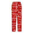 thumbnail image 6 of MLQIDK Mens Pajama Pants Xmas Tree Snowflake Comfy Pants Wide Leg Cute Christmas Pajamas Elastic Waist Drawstring Sleep Pajama Bottoms, 6 of 7