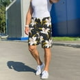 thumbnail image 7 of Kdxio Lilies Flowers Print Mens Sleep Shorts Bottoms Soft Comfy Pajama Wear Pants with Drawstring Pockets, 7 of 7