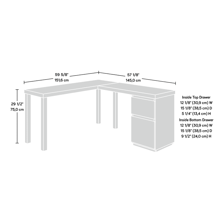 Computer table with 1 drawer 151